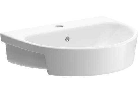 Valencia 555x435mm 1TH Semi Recessed Basin