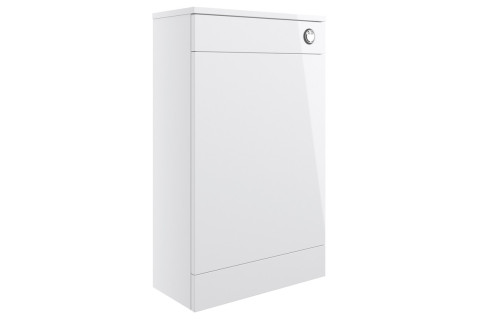 Boxed 500mm Floor Standing WC Unit - White Gloss