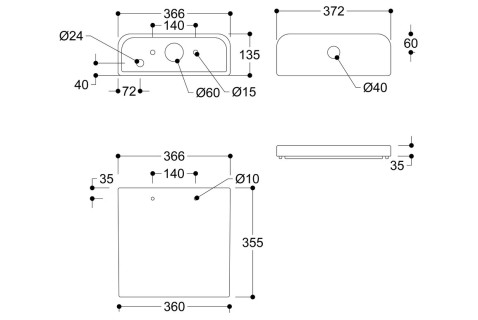 Granada Short Projection Close Coupled Fully Shrouded WC & Wrapover Soft Close Seat