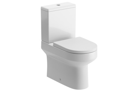 Cadiz Close Coupled Fully Shrouded WC & Soft Close Seat