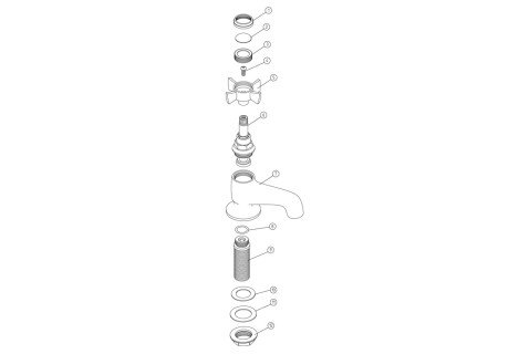 Victoria Basin Taps - Chrome