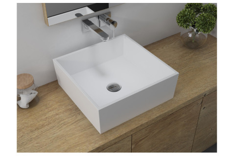 Almeria 426mm Square Resin Basin