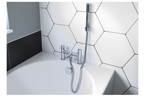 Sophia Cloakroom Basin Mixer & Waste - Chrome