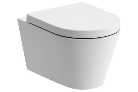 Valencia Rimless Wall Hung WC & Soft Close Seat