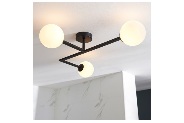 Jasmine Ceiling Light - Matt Black