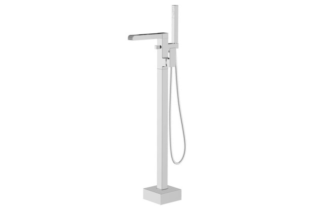 Marnie Floor Standing Bath/Shower Mixer - Chrome