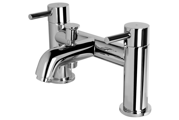 Vema Maira Deck Mounted Bath/Shower Mixer - Chrome