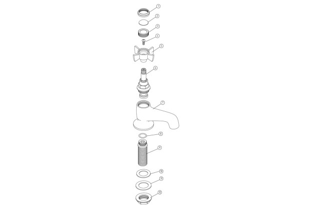 Victoria Basin Taps - Chrome