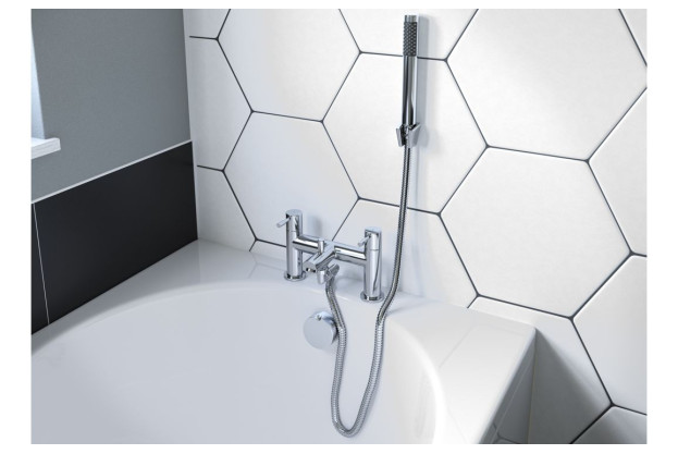 Sophia Cloakroom Basin Mixer & Waste - Chrome