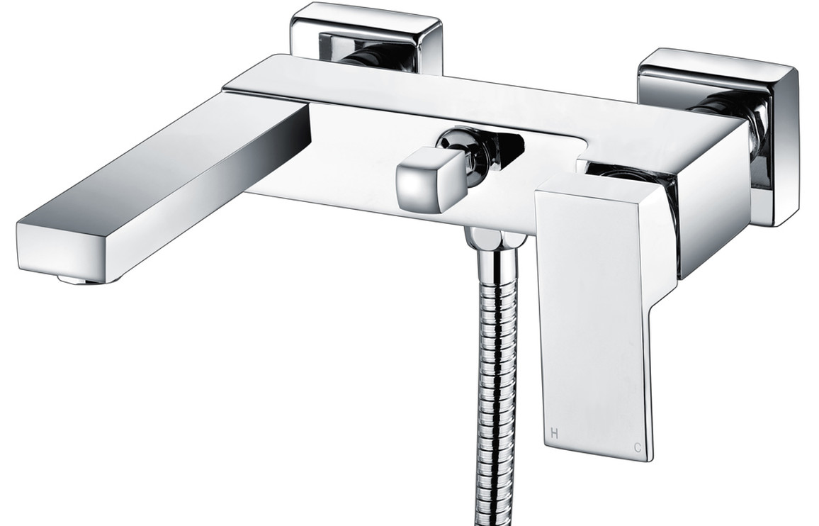 Zara Wall Mounted Shower Mixer & Shower Kit Chrome