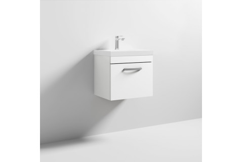 Purity 800mm White Gloss 2 Door Unit & Basin 1