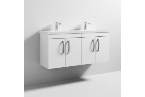 Purity 800mm White Gloss 2 Door Unit & Basin 1
