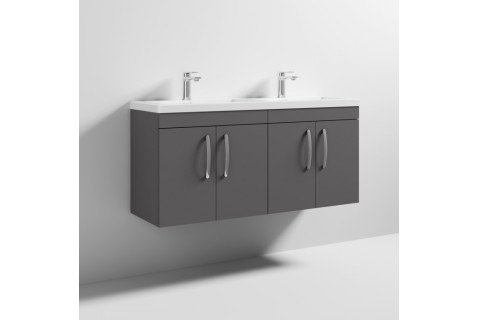 Purity 800mm White Gloss 2 Door Unit & Basin 1