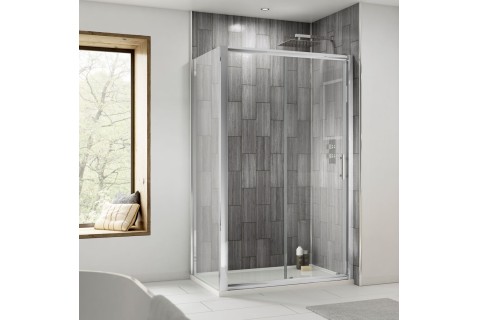 1000 Sliding door & 700 Side Panel 6mm Glass 1
