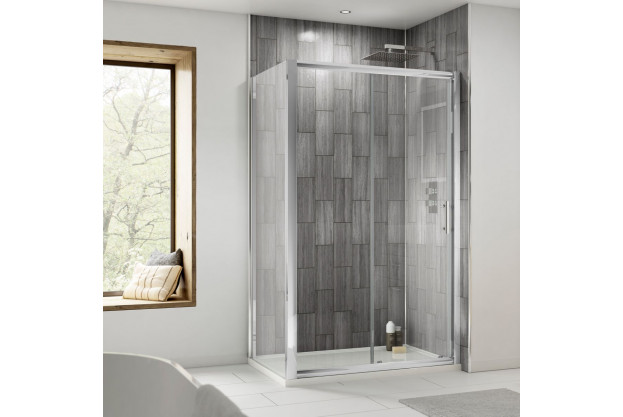 1000 Sliding door & 700 Side Panel 6mm Glass 1